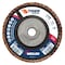 Weiler 4-1/2 Tiger Angled (Radial) Ceramic Flap Disc 40C 5/8-11 Nut 51315 - alternate 1